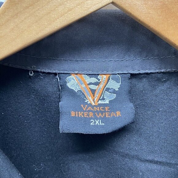 Sturgis Black Hills Rally 2016 Black 2XL Short Sleeve Button Men's Shirt - Picture 6 of 7